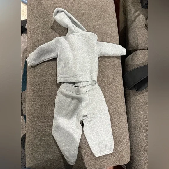 Ralph Lauren Toddler Light Gray Hoodie & Jogger Set